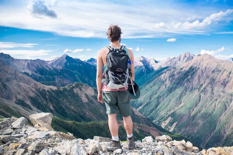 Adventure Backpack Hike Landscape